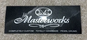 Rare Pearl Masterworks Heavy Dealers Door Sticker - Picture 1 of 2