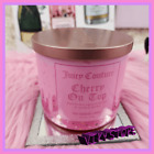 NWT {Juicy Couture} Cherry On Top Candle: Fine Fragrance Elegance  NWT