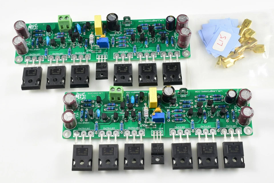 2pcs Dual Channel  L15 FET(Field Effect Tube)  Finished Board Power Amplifier - Image 1 of 4