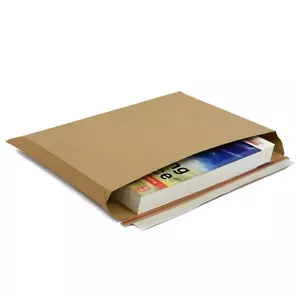 CARDBOARD CAPACITY BOOK MAILERS BOARD ENVELOPES AMAZON STYLE POSTAL PACKAGING UK - Picture 1 of 10