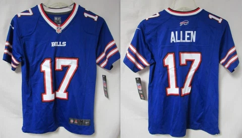 Nike Buffalo Bills Josh Allen #17 Youth Size S to XL Jersey BB 110 Cover