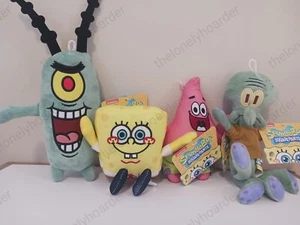 SpongeBob Squarepants Lot of (4) 6.5" Plushes NWT New - Picture 1 of 4