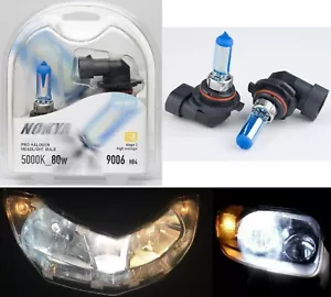 Nokya 5000K White 9006 HB4 Nok8010 80W Two Bulbs Head Light Replace Low Beam EO - Picture 1 of 12