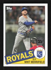 Whit Merrifield  2020  Topps  1985 35th Anniversary Kansas City Royals #85-52