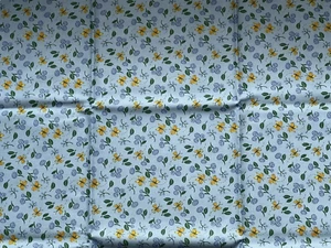 Moda Cottage Bleu in Aqua Butterfly Doodle Half Metre 100% Cotton Fabric - Picture 1 of 5