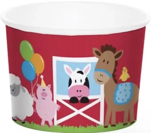 Farmhouse Fun Treat Cups 6 Pack Farm Birthday Party Decoration - Picture 1 of 2