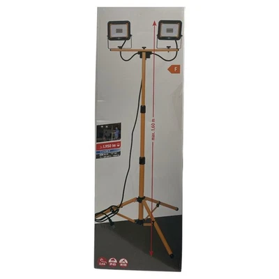 Brennenstuhl Doppel Stativ LED Strahler JARO 6500K 2x 1950lm 39W  NEU - Bild 1 von 4