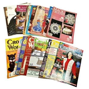 Lotto di (21) Libri all'uncinetto Modelli Bambole Orsi Animali Abbigliamento Ornamenti ALTRO - Foto 1 di 5