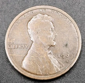 1909-S Lincoln Wheat Cent | VERY FINE Details - Picture 1 of 2