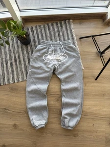 Corteiz Big Logo Alcatraz Gray Joggers Sweatpants Size S Men - Picture 1 of 9