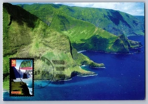 #4060 Wonders of America Highest Sea Cliffs Maxi Card - Picture 1 of 2