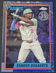 2025 Topps Series 2 Xander Bogaerts '90 Topps Mojo Refractor San Diego Padres - Picture 1 of 2