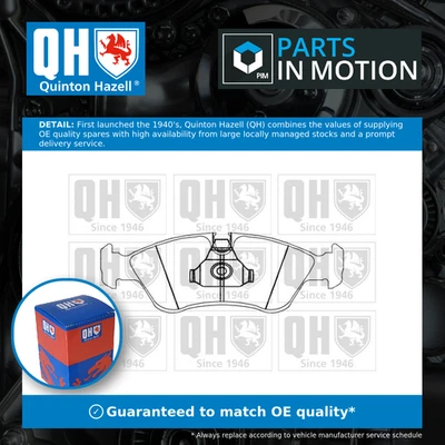 Set pastiglie freno adatte per DAEWOO ESPERO KLEJ 1.5 anteriori dal 93 al 99 A15MF QH 11046152 nuove - Immagine 1 di 4