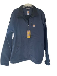 Carhartt Work Jacket Men's XL Tall Navy Nylon/Spandex/Polyester Crowley RN14806 - Picture 1 of 8