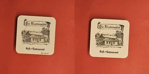Cafe + Restaurant Die Klostermühle Brauerei Bierdeckel Bier - Picture 1 of 1