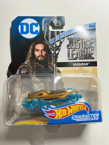 DC Comics Aquaman Justice League Hot Wheels Car Character Cars 2016 - Picture 1 of 5