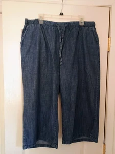 Woman within Soft Denim capris size 20W New - Picture 1 of 2