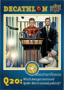 Upper Deck Spider-Man: Homecoming Decathlon SD20 Q020 2017: Which Avenger - Imagen 1 de 1