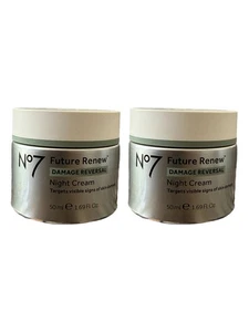 (Paquete de 2) Crema hidratante facial reversión de daños No7 Future Renew 1,69 OZ - Imagen 1 de 4