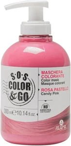 Alama S.O.S Color E Go Maschera Colorante Rosa Pastello 300Ml - Foto 1 di 12