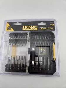 Stanley FatMax 40 Piece Screwdriver Bit Set STA88560 With Case TSTAK Compatible - Picture 1 of 8