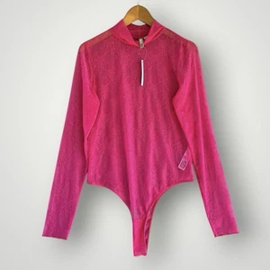 Body donna Asos in pizzo rosa nuovo con etichetta taglia 10 - Foto 1 di 10