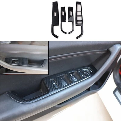 Style Carbon Fiber Glass Window Lifting Decoration For Hyundai Sonata 2015-2019 - Image 1 of 4