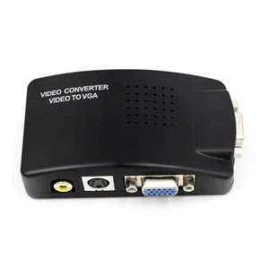 PC Laptop Composite Video TV RCA Composite S-Video AV in to PC VGA LCD Out Co... - Picture 1 of 7