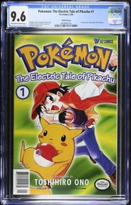 Pokemon: The Electric Tale of Pikachu #1 tercera impresión CGC 9.6 • Viz Comics 1999 - Imagen 1 de 2
