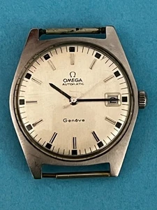 Reloj Automático Omega Geneve Vintage Años 70 Cal 563 Acero Inoxidable Funciona - Imagen 1 de 16