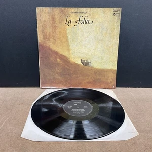 Gregorio Paniagua La Folia De La Spagna Atrium Musicae Harmonia Mundi Vinyl - Picture 1 of 2