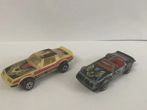 Matchbox Glo Racers 1982 Pontiac Night Bird Glow in Dark Lesney w/free firebird - Picture 1 of 16