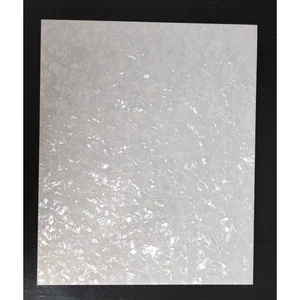Plaque Pickguard Blank White pearl 3-ply 29x23,5cm .090-2,29mm - Picture 1 of 3