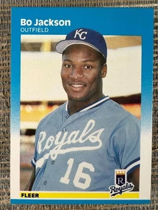 Bo Jackson 1987 Fleer #369 RC Rookie Kansas City Royals - Picture 1 of 2