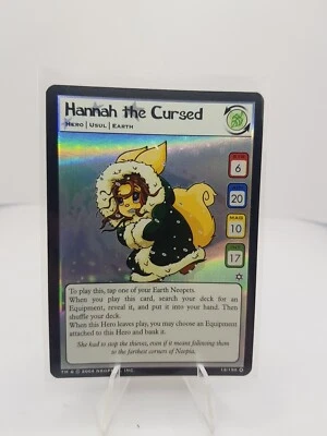Neopets HANNAH THE CURSED 2004 Holo Hannah and the Ice Caves 12/150 NM - MINT  - Image 1 of 3