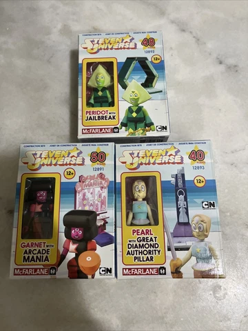 McFarlane Toys Sets - Steven Universe: Lot of 3 - Pearl, Garnet, Peridot Cover