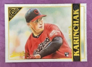 2020 Topps Gallery #110 James Karinchak RC Cleveland Indians Artist Proof Card - Picture 1 of 2