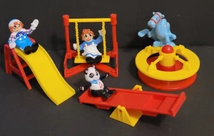 RAGGEDY ANN & ANDY komplett McDONALD'S 1988 Happy Meal Spielzeug SPIELPLATZ 4er Set - Bild 1 von 10