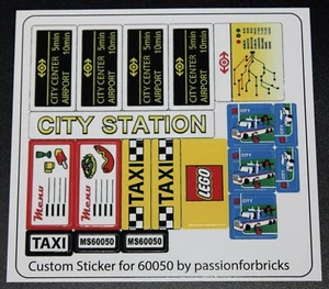 Custom Aufkleber für 60050 Replacement Sticker Sheet - Picture 1 of 1