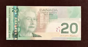 BANKNOTE BANK OF CANADA 2004 $20 TWENTY DOLLARS #AUC0000844 LOW SERIAL NUMBER - Picture 1 of 6