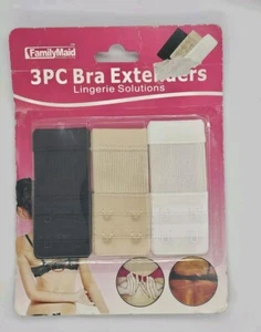 3 PC 2 Ganci Reggiseno Prolunga 3 Dritz 3 Ganci Prolunga 1 Dritz 2 Ganci Reggiseno Extender Nuovo - Foto 1 di 9