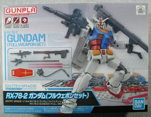 RX-78-2 Gundam Full WeaponSet #5062033 - Gunpla - 1/144 Entry Grade Model Kit - Picture 1 of 6