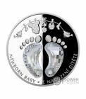 2019 Niue 1 oz Silver Proof Crystal Coin- Newborn Baby