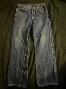 Vintage 70s Lacoste Jeans Denim Blue 28 x 26 - Picture 1 of 10