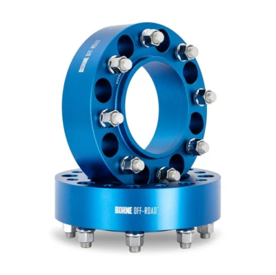Mishimoto Off-Road 8x170 Wheel Spacers Blue For Ford F-250 / F-350 Super Duty - Image 1 of 4