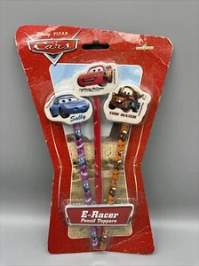 Disney Pixar Cars E-Racer Pencil Toppers McQueen Sally Mater READ - Picture 1 of 9