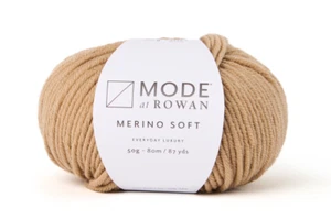 Mode at Rowan ::Merino Soft #14:: 100% Merino Wool Superwash yarn Camel - Picture 1 of 6