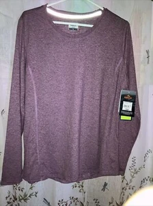 Ridge cut Ladies Long Sleeve Wicking Tee Purple Potion Size L - Picture 1 of 6