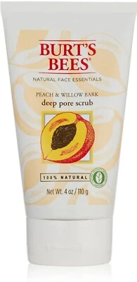 Burt's Bees Peach and Willow Bark Exfoliating Facial Scrub, 4 fl oz - Image 1 of 2