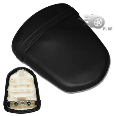 Asiento trasero de cuero negro pasajero para Suzuki GSXR600 GSXR750 2006 2007 Foto 1 de 4